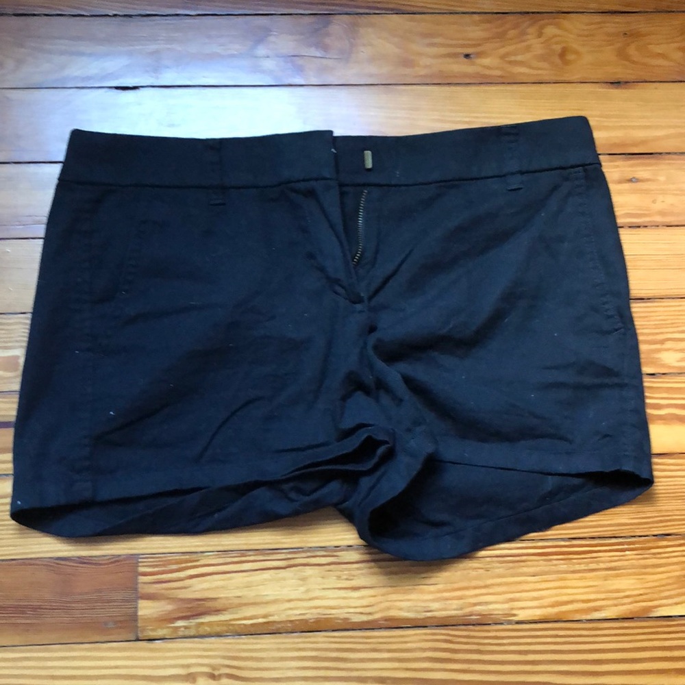 J. Crew Black Cotton Shorts